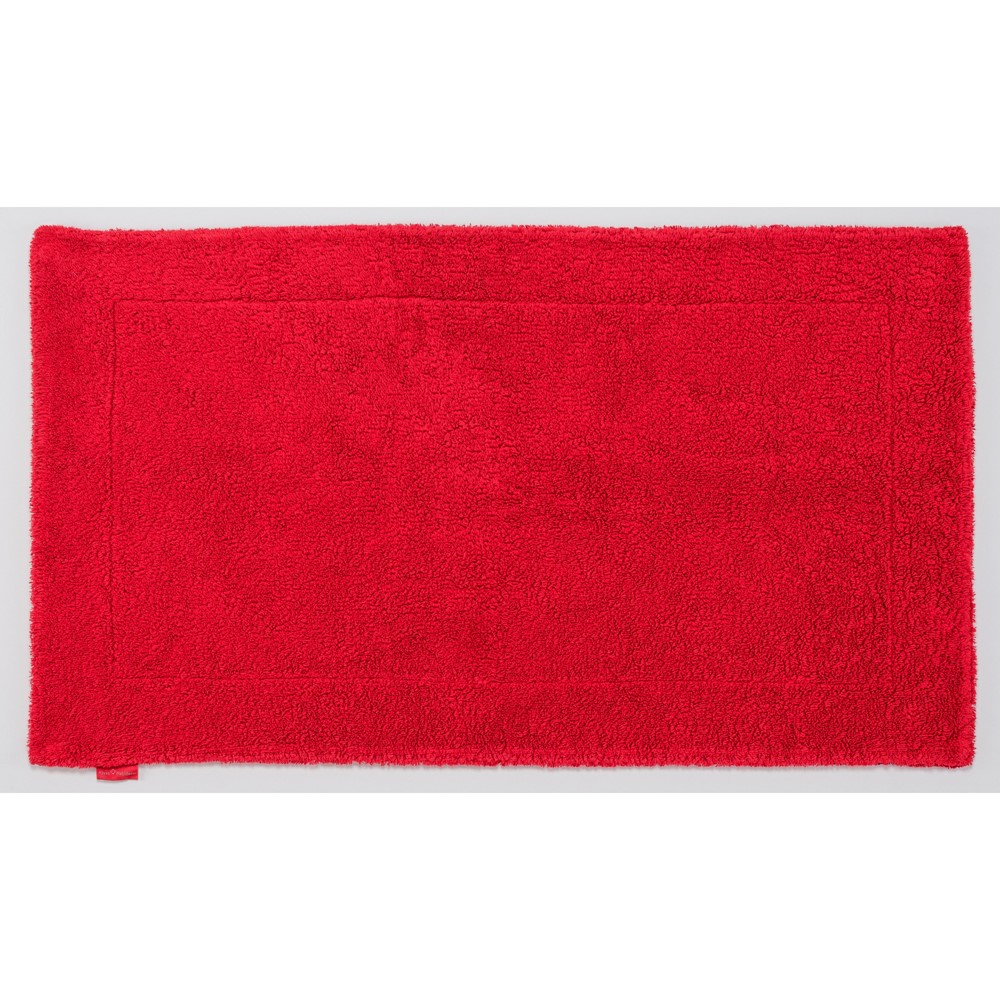 Double Bath Mat 564 by Designer Abyss & Habidecor in Carmin Red